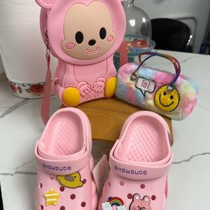 Pink Kids Accessories Set